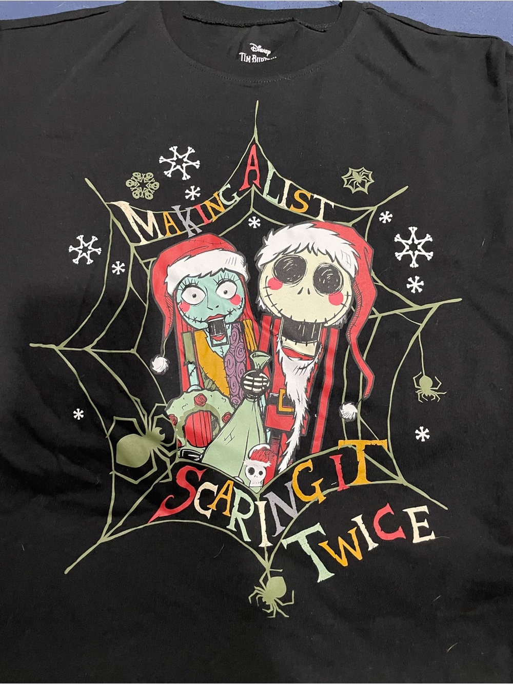 Nightmare before Christmas tee shirt